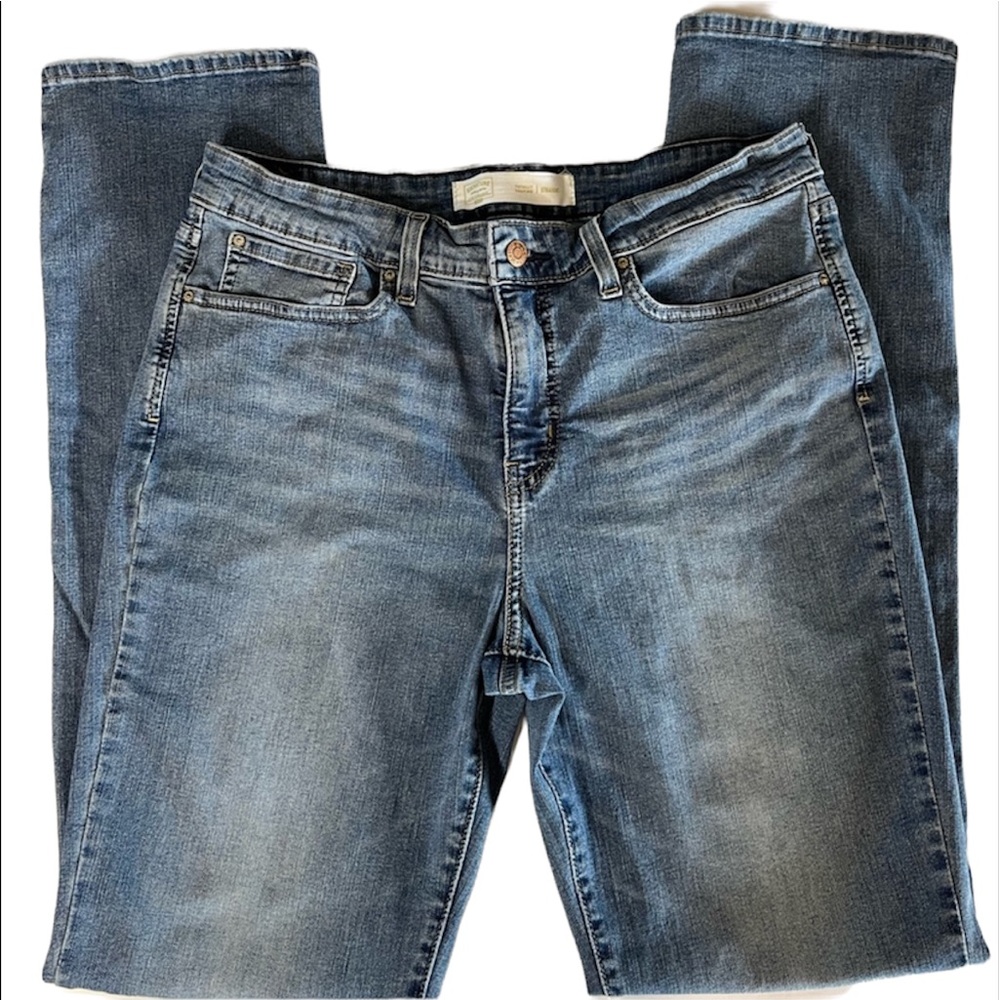 LONG Signature by Levi Strauss Gold Totally Shaping Straight 12 L